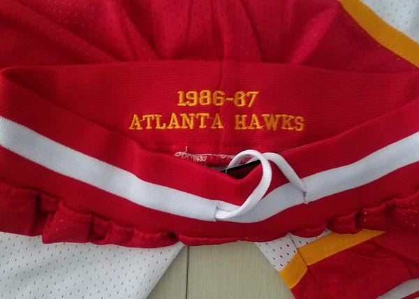 Atlanta 1986-87 Throwback Classics Basketball Club Shorts - Image 6