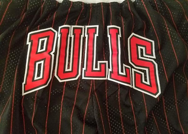Chicago 1997-98 Throwback Classics Basketball Team Shorts - Image 2