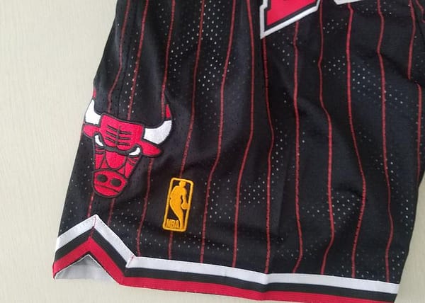 Chicago 1997-98 Throwback Classics Basketball Team Shorts - Image 3
