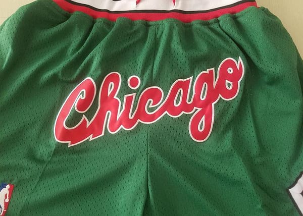 Chicago 1997-98 Throwback Classics Basketball Team Shorts - Image 2