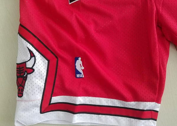 Chicago 1997-98 Throwback Classics Basketball Team Shorts - Image 3