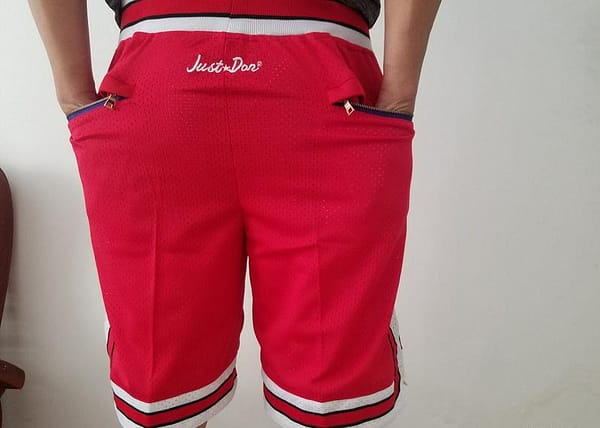 Chicago 1997-98 Throwback Classics Basketball Team Shorts - Image 15