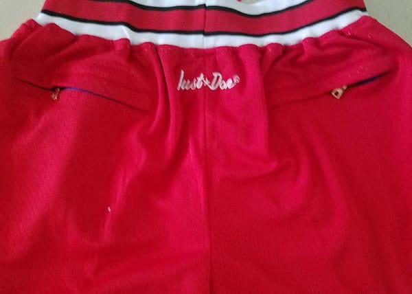 Chicago 1997-98 Throwback Classics Basketball Team Shorts - Image 5