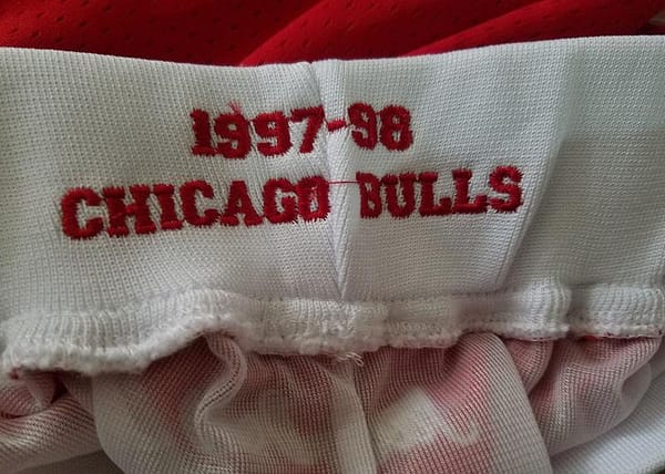 Chicago 1997-98 Throwback Classics Basketball Team Shorts - Image 9