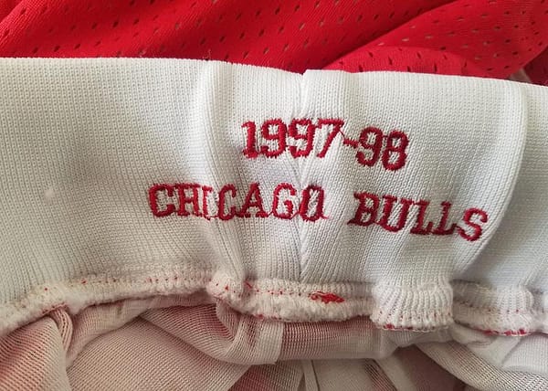 Chicago 1997-98 Throwback Classics Basketball Team Shorts - Image 2