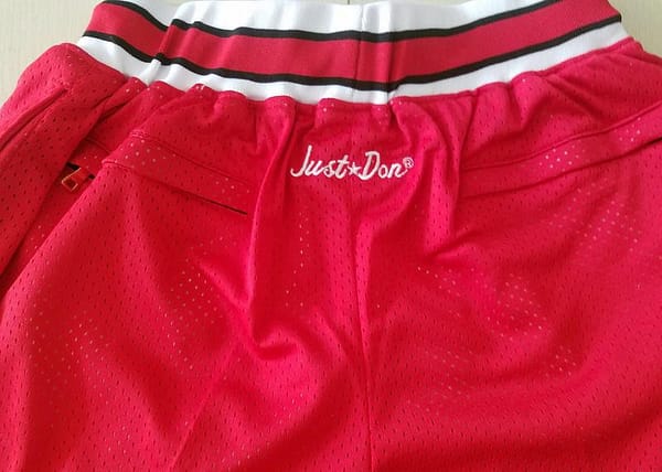 Chicago 1997-98 Throwback Classics Basketball Team Shorts - Image 5