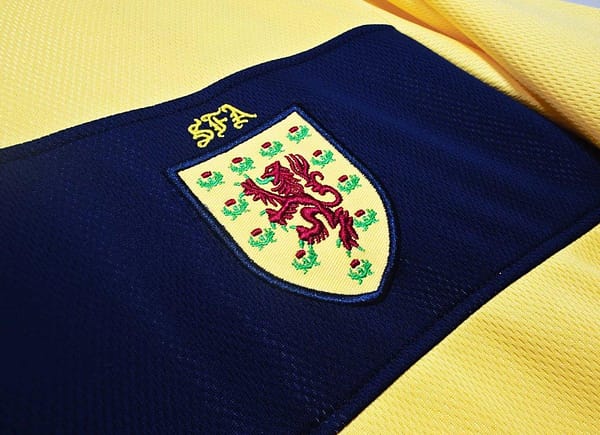 Retro 2012 Scotland Away Yellow Jersey - Image 7