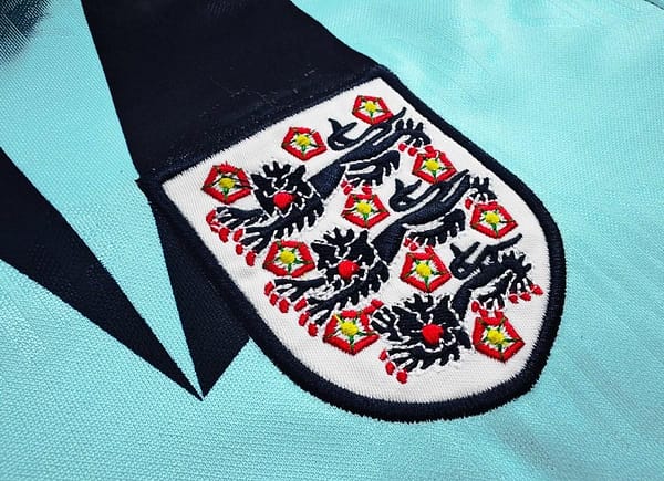 Retro 1992 England Third Blue Jersey - Image 5