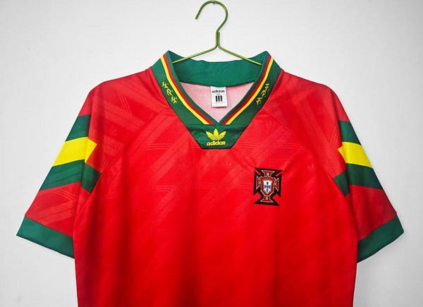 Retro 92/94 Portugal Home Jersey - Image 6