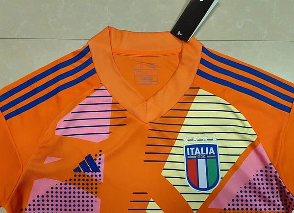 2024 Italy Orange Goalkeeper Jersey - Image 3