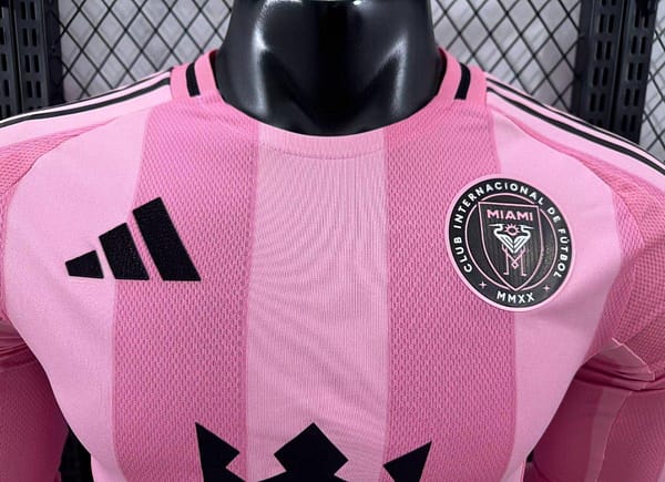 Player Version 25/26 Inter Miami Away Pink Long Sleeve Jersey - Image 6