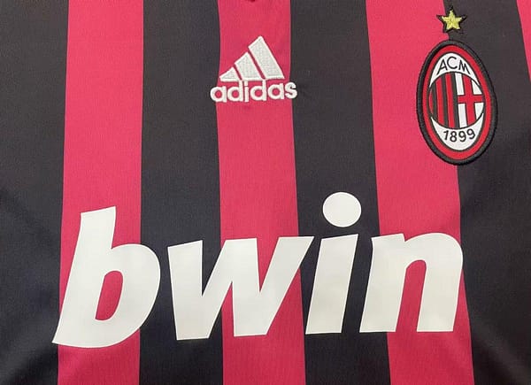 Retro Kids 09/10 AC Milan Home Jersey - Image 4