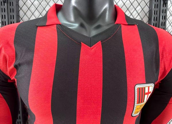 Player Version 24/25 AC Milan Home 125Th Anniversary Long Sleeve Jersey - Image 6