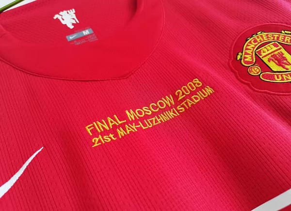 Retro Kids 07/08 Manchester United Home Jersey - Image 5