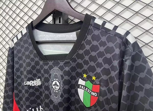 24/25 CD Palestino Away Black Jersey - Image 4