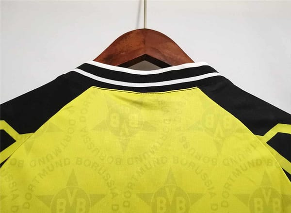 Retro 94/95 Borussia Dortmund Home Yellow Jersey - Image 3
