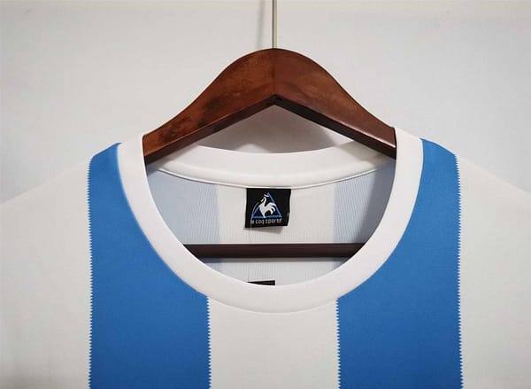 Retro 1986 Argentina Home Long Sleeve Jersey - Image 4