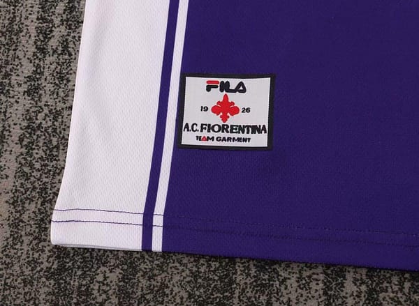 Retro Kids 99/00 Fiorentina Home Soccer Jersey - Image 10