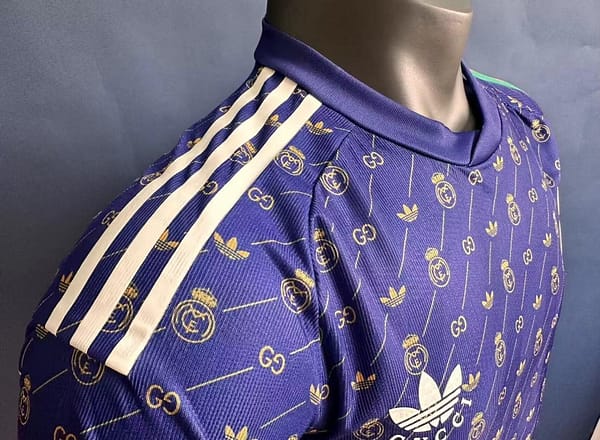 Player Version 24/25 Real Madrid x GUCCI Purple Special Jersey - Image 3