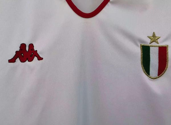 Retro 88/89 AC Miilan Away White Champion League Jersey - Image 2