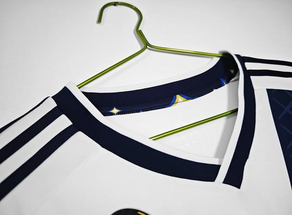 Retro 11-12 La Galaxy Home Long Sleeve Jersey - Image 5