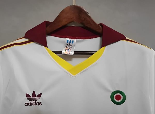 Retro 91/92 Roma Away White Jersey - Image 6