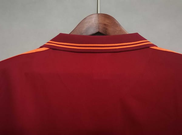 Retro 92/94 AS Roma Home Jersey - Image 5