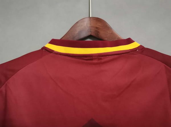 Retro 97 98 Roma Home Jersey - Image 4