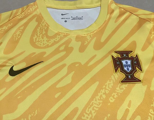 2024 Portugal Yellow Goalkeeper Jersey - Image 3