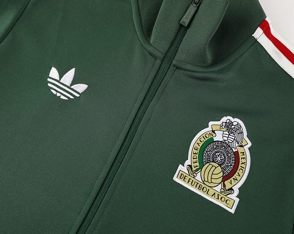 2024 Mexico Green Full Zipper Jacket +Long Pants - Image 2