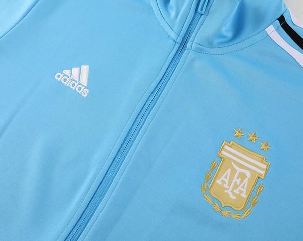 2024 Argentina Blue Full Zipper Jacket +Long Pants - Image 2
