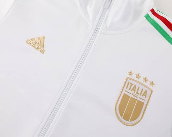 24/25 Italy White Full Zipper Jacket +Long Pants - Image 5