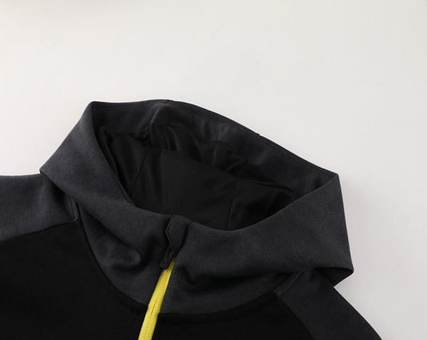 24/25 Borussia Dortmund Black Hoddie Full Zipper Jacket +Long Pants - Image 15