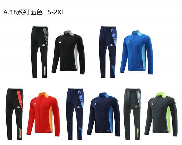 24/25 Adidas Navy/Blue Full Zipper Jacket +Long Pants - Image 2