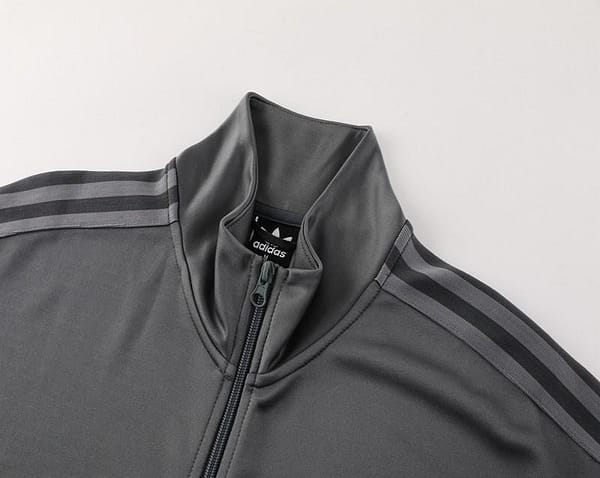 24/25 Adidas Original Grey Full Zipper Jacket +Long Pants - Image 2