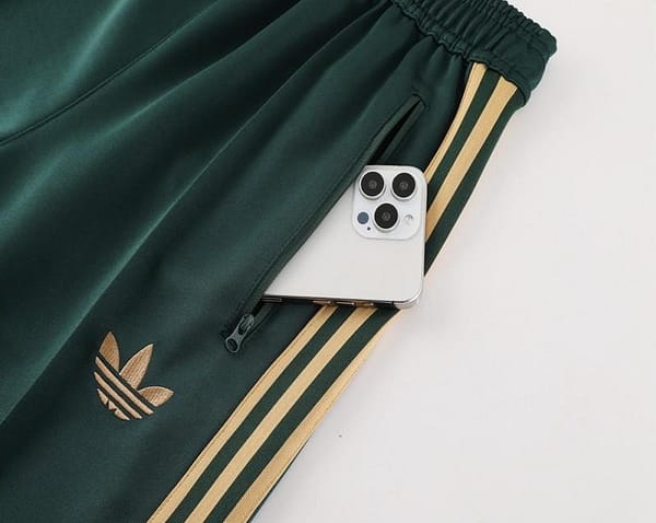 24/25 Adidas Original Green Full Zipper Jacket +Long Pants - Image 2
