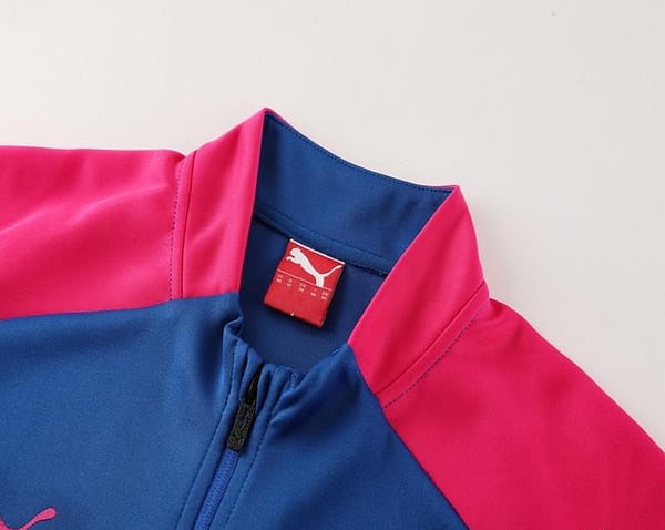 24/25 AC Milan Blue/Red Full Zipper Jacket +Long Pants - Image 4