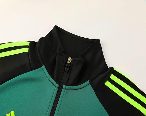 24/25 Manchester United Black/Green Full Zipper Jacket +Long Pants - Image 8