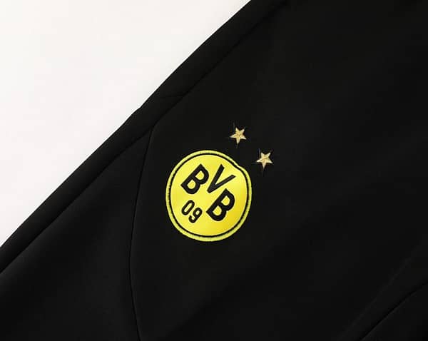 24/25 Borussia Dortmund Black/Yellow Full Zipper Jacket +Long Pants - Image 5