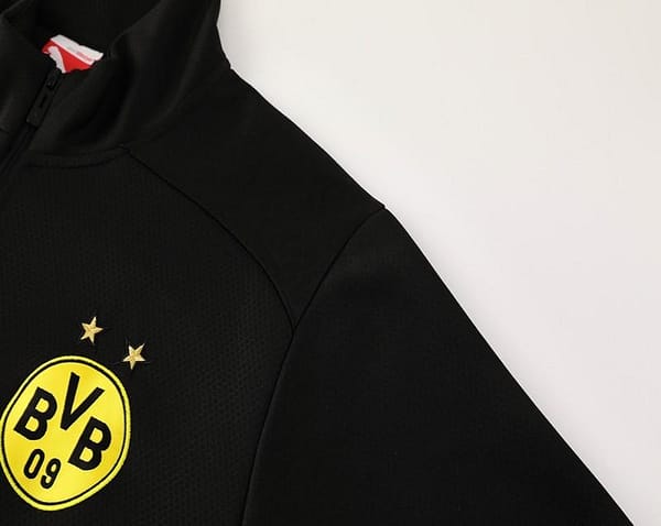 24/25 Borussia Dortmund Black/Yellow Full Zipper Jacket +Long Pants - Image 10