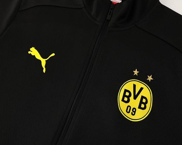 24/25 Borussia Dortmund Black/Yellow Full Zipper Jacket +Long Pants - Image 11