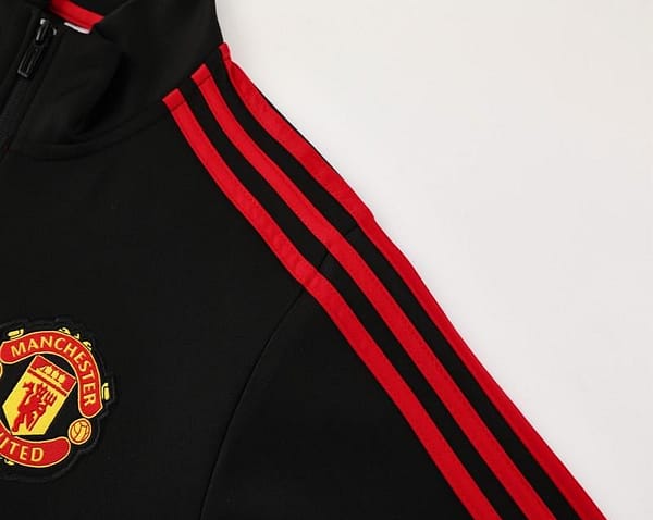 24/25 Manchester United Black Full Zipper Jacket +Long Pants - Image 4