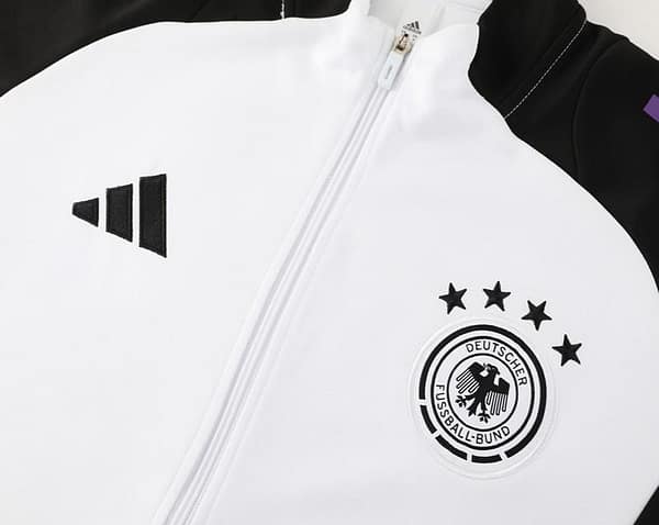 2024 Germany White/Black Full Zipper Jacket +Long Pants - Image 10