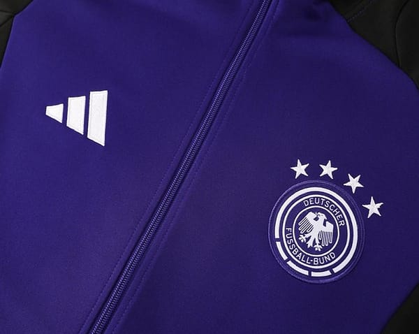 2024 Germany Purple Full Zipper Jacket +Long Pants - Image 4