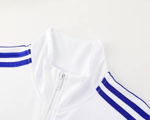 24/25 Real Madrid White Full Zipper Jacket +Long Pants - Image 10