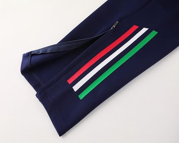 2024 Italy White Full Zipper Jacket +Long Pants - Image 2