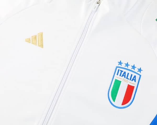 2024 Italy White Full Zipper Jacket +Long Pants - Image 9