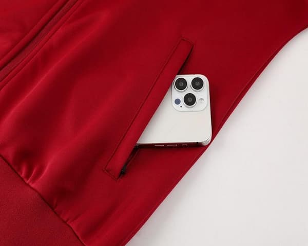 24/25 Barcelona Red Full Zipper Jacket +Long Pants - Image 7