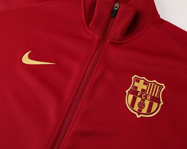24/25 Barcelona Red Full Zipper Jacket +Long Pants - Image 9