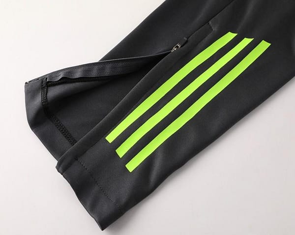 2024 Adidas Deep Grey Half Zipper Jacket +Long Pants - Image 2